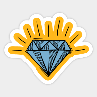 Blue Diamond Sticker